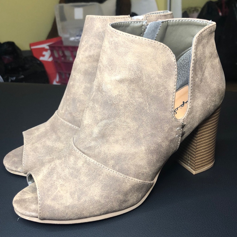 Peep Toe Booties